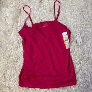 Time and Tru Adjustable strap tank top pink Large 12/14